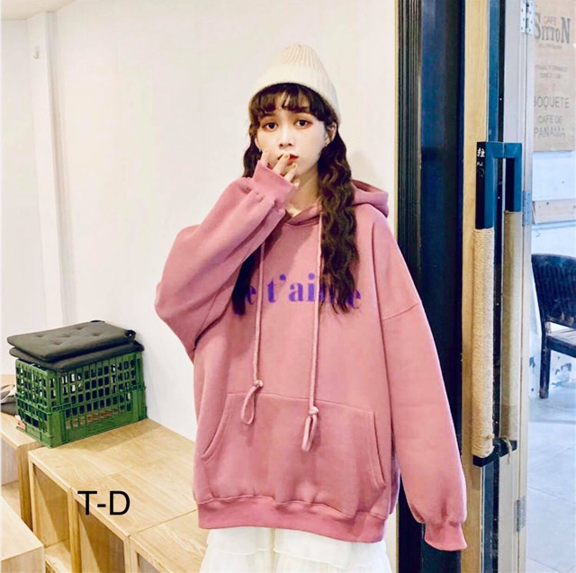 Áo hoodie Jet chữ ngực TDU1119