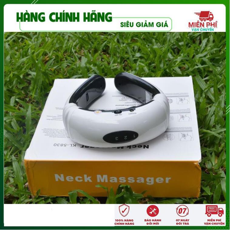 💝FREESHIP - HÀNG CHUẨN💝 Máy Mát xa cổ, vai, gáy - Máy Massage Thông Minh 3D - Đồ Gia Dụng Thông Minh