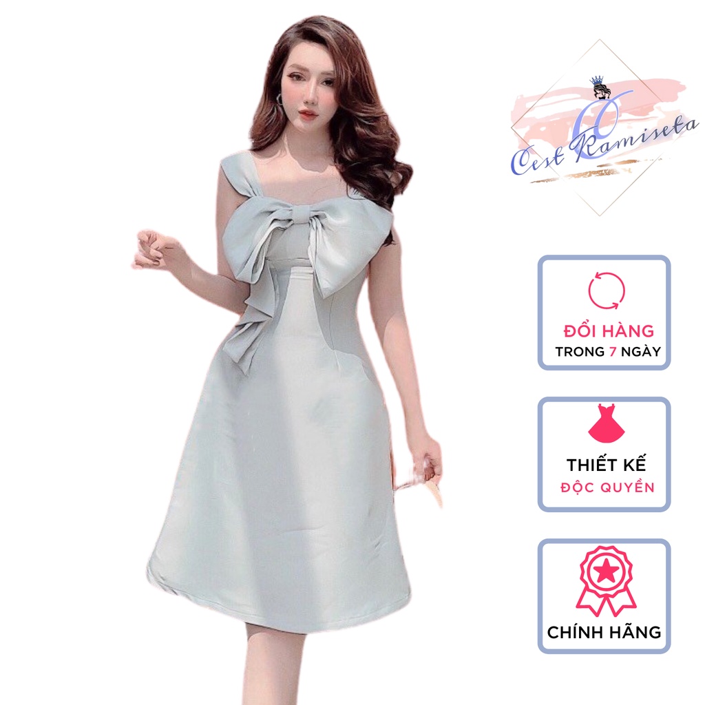 Váy tapta Cest Kamiseta thiết kế tiểu thư bánh bèo hàng thiết kế cao cấp