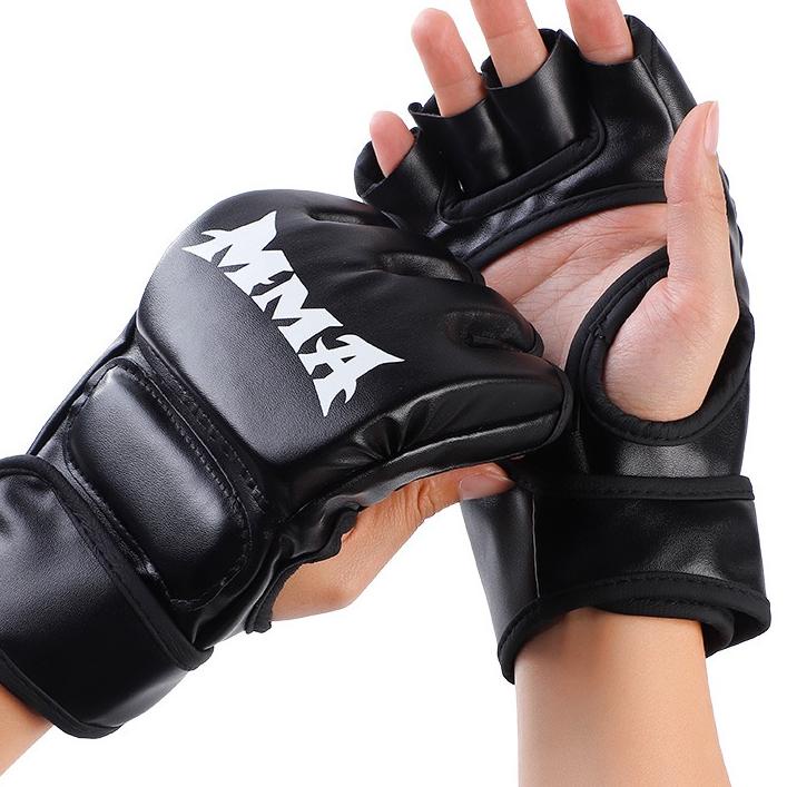 1 Cặp Găng Tay Boxing / Muay Thái MMA / Taekwondo Bằng Da PU 12.12 (Mã 590)
