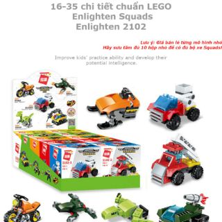 Combo 10 bộ lắp ráp mini - mô hình các loại xe