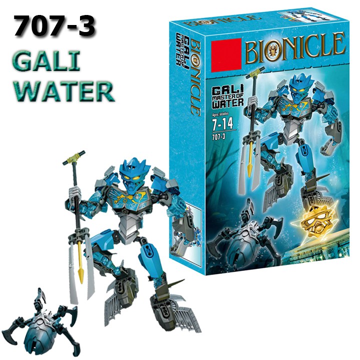 Đồ chơi lắp ráp KSZ Bionicle 707-3 Gali Water 87 chi tiết bằng nhựa UnBox giá rẻ - New4all