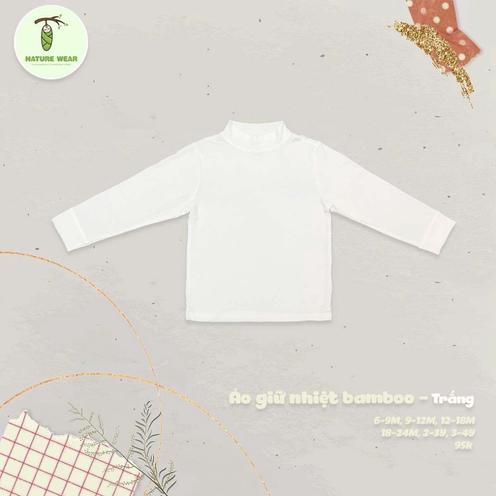 Áo giữ nhiệt trẻ em sợi tre chính hãng Nature Wear