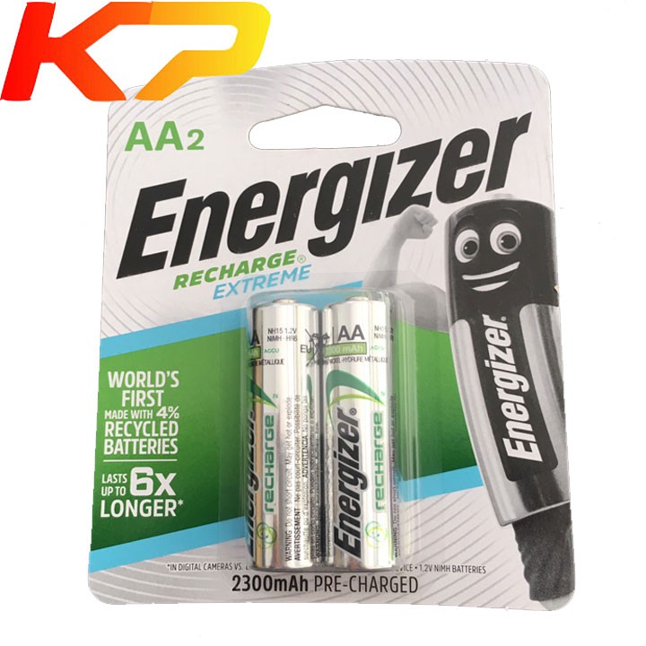 Pin AA sạc Energizer Recharge Extreme 2300mAh