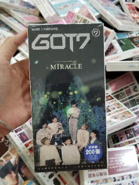 [GOT7] POSTCARD 180 tấm Lullaby, Miracle GOT7