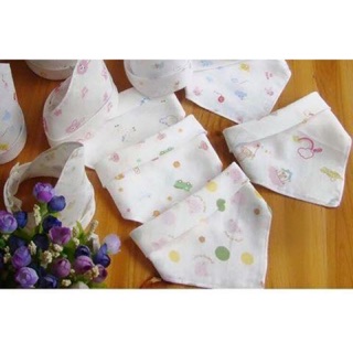 Set 5 yếm xô tam giác cúc bấm