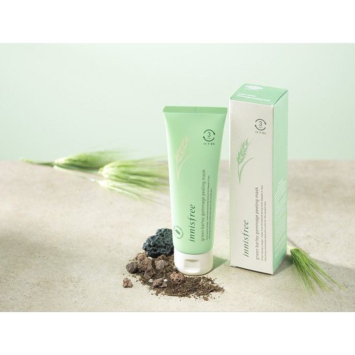 Mặt Nạ Tẩy Tế Bào Chết Chiết Xuất Từ Lúa Mạch Innisfree Green Barley Gommage Peeling Mask 120ml