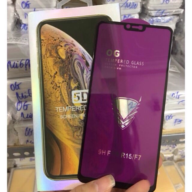 CƯỜNG LỰC FULL OPPO F7/Y85/Y89/V9/X21 LOẠI XỊN
