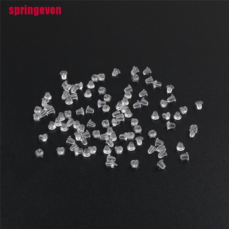 Set 100 Nút Bịt Lỗ Tai Bằng Cao Su Hình Viên Đạn