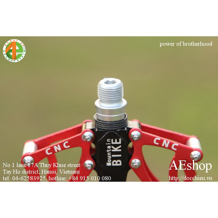 pedal xe đạp thể thao hợp kim nhôm siêu nhẹ sử dụng bạc đạn DH-Sports