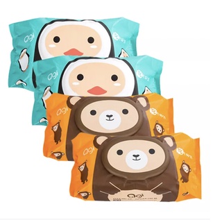 Combo 4 Gói Khăn Ướt AGI Không Mùi, Không Hương 100 tờ/gói