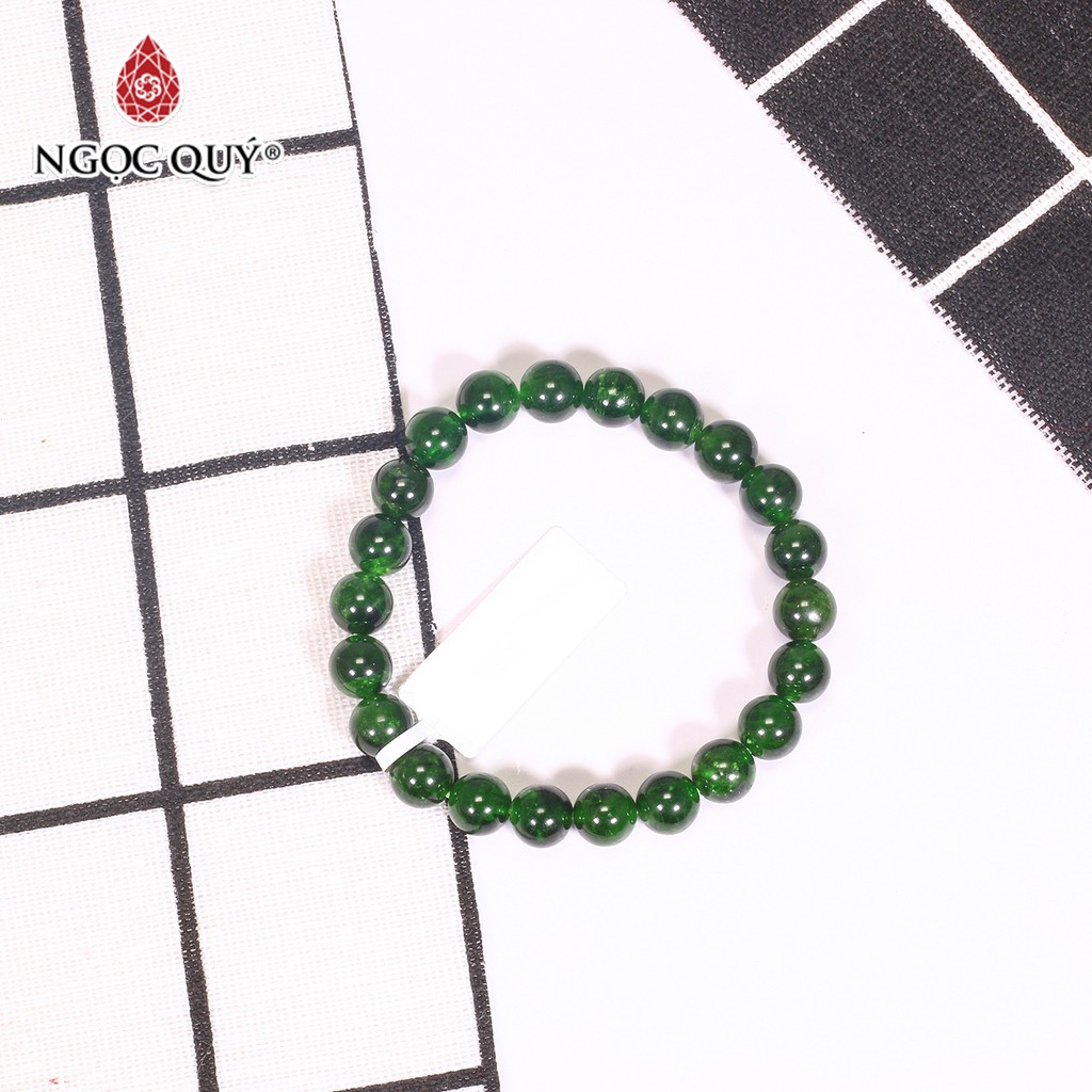 Vòng đá diopside mệnh hỏa, mộc - Ngọc Quý