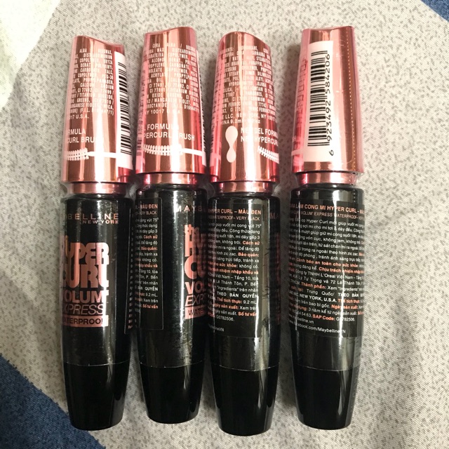 Mascara Maybellin THE HYPER CURL VOLUM EXPRESS WATER PROOF