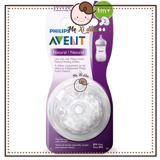 Shop mẹ xì dầu Núm ti Avent Natural số 1/2/3/4/5