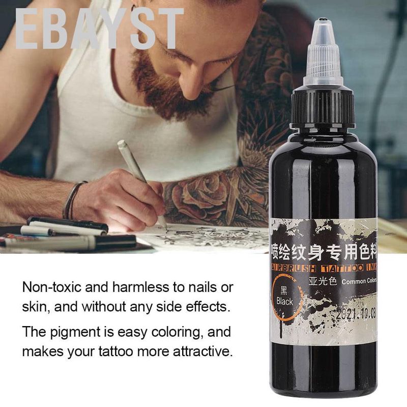 (hàng Mới Về) Mực Xăm Tạm Thời Dung Tích 100ml | BigBuy360 - bigbuy360.vn