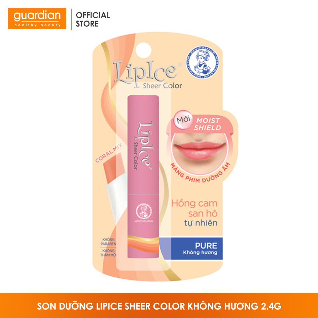 Son dưỡng Lipice Sheer Color không hương (2.4g)