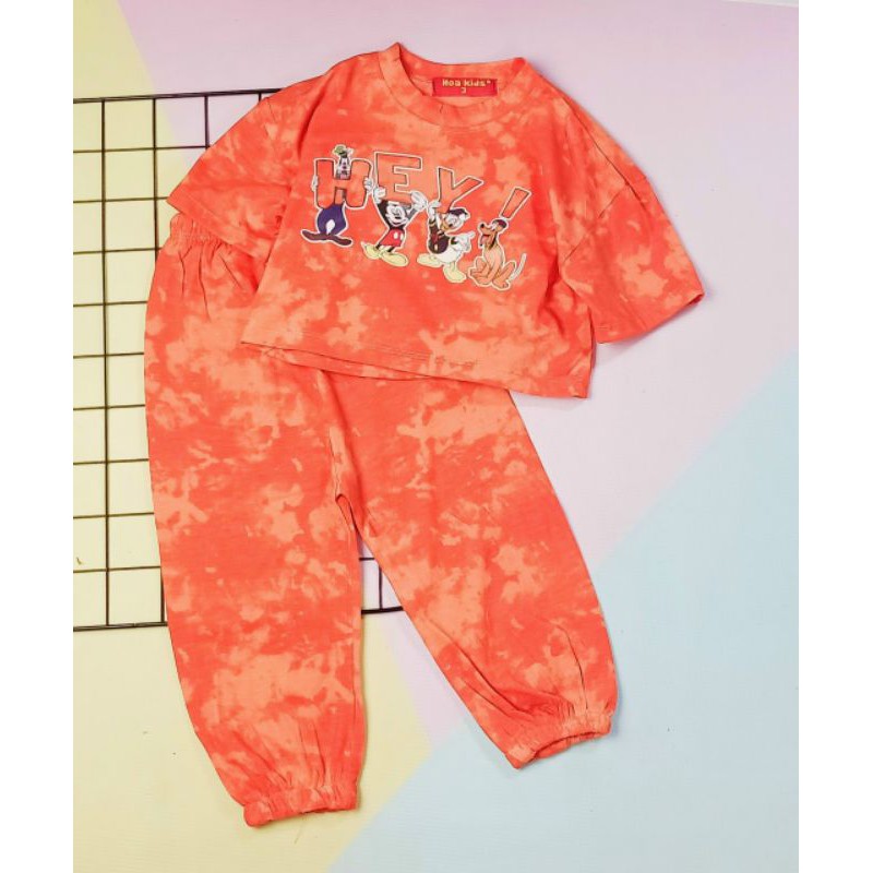 Đồ Bộ Bé Gái Áo Cộc Tay Quần Dài Cotton Xuất 10-24kg