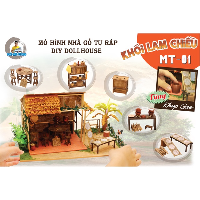 MÔ HÌNH MIỀN TÂY THU NHỎ - KHÓI LAM CHIỀU - MT01