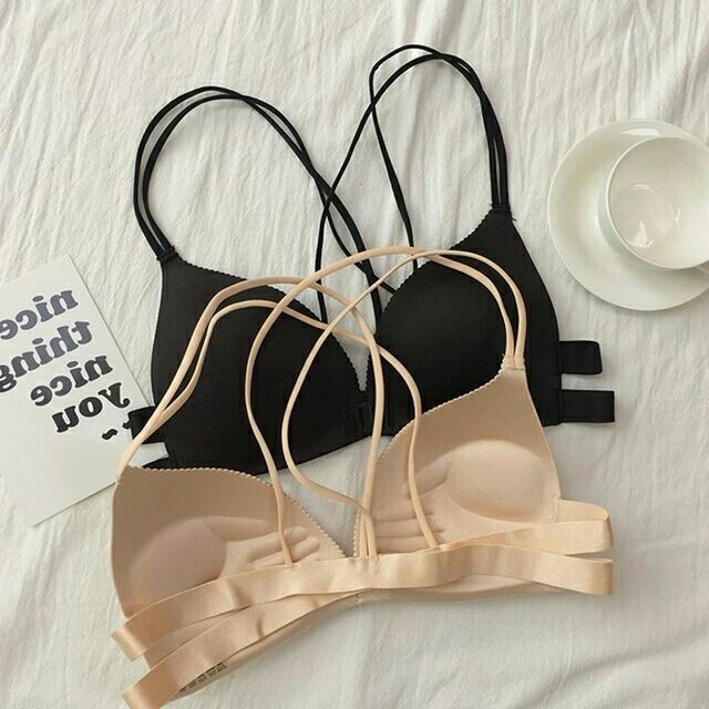 Bra cài khuy trước 801 hot hit, áo lót nâng ngực đúc su cài trước không gọng hình bàn tay