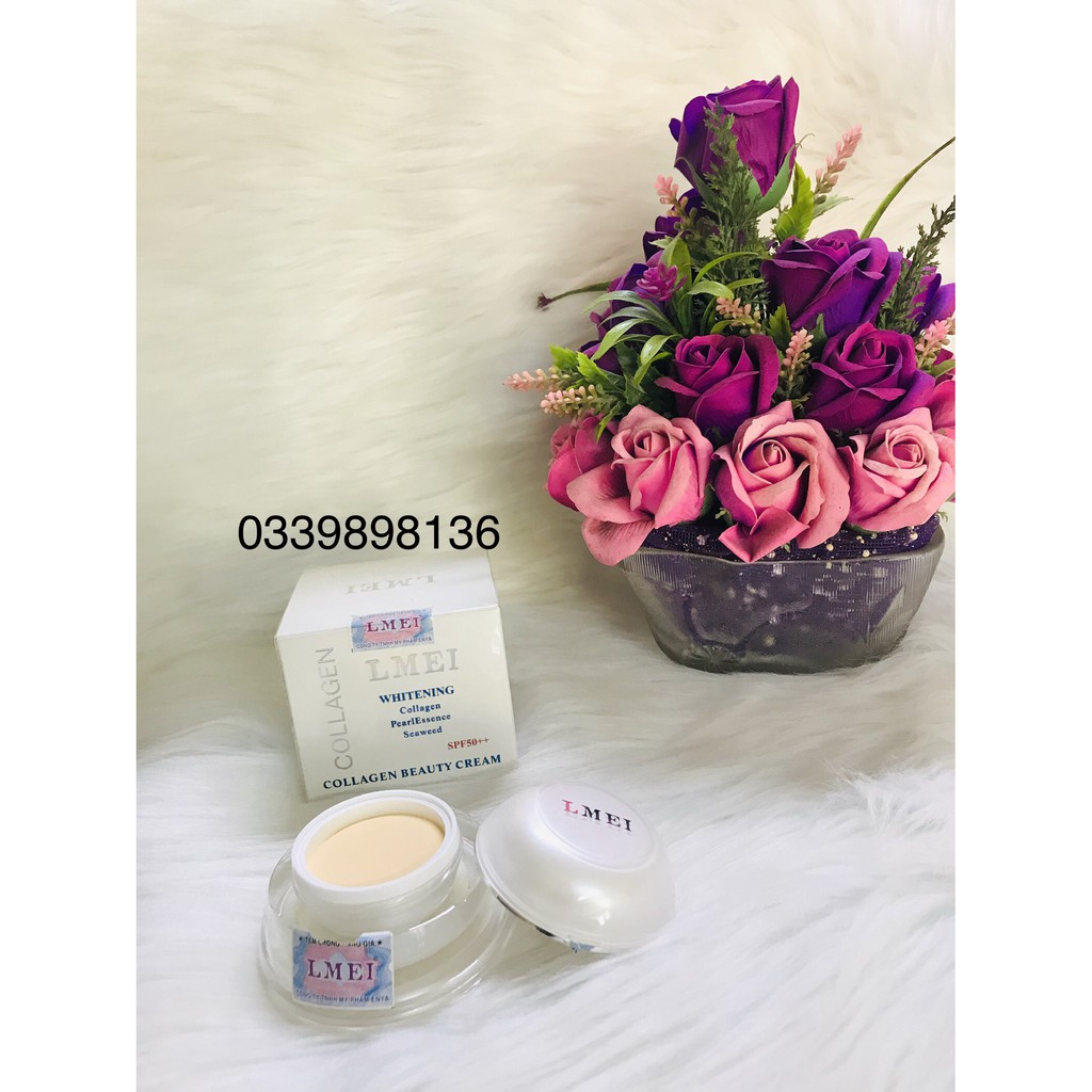 KEM LMEI DƯỠNG TRẮNG DA CAO CẤP COLLAGEN NGỌC TRAI CHÍNH HÃNG