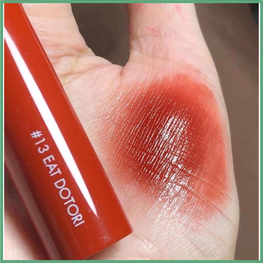Son Romand Juicy Tint màu 13 Eat Dotori đỏ nâu gạch