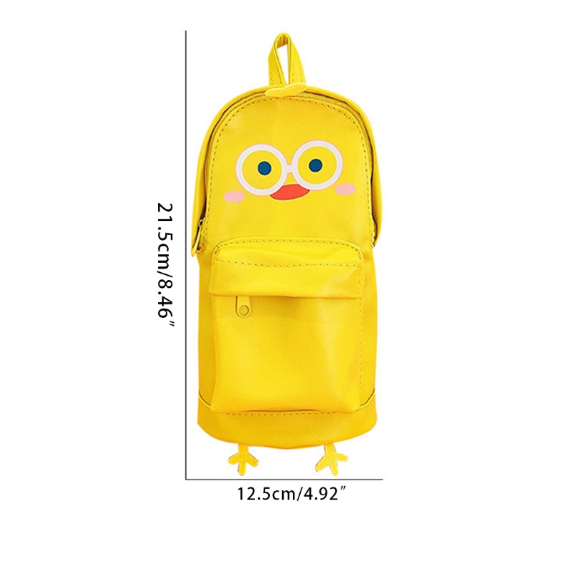 Túi Đựng Bút Chì Hai Ngăn Sức Chứa Lớn Có Khóa Kéo Chống Thấm Nước Cho Nữ