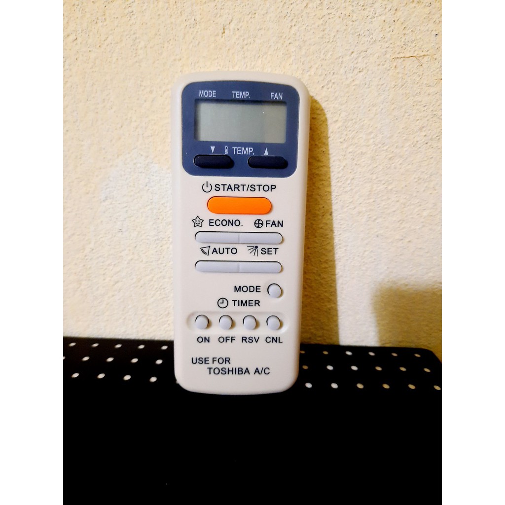 Điều khiển điều hòa Toshiba 1&amp;2 chiều Inverter các dòng Toshiba RAS 1HP 1.5HP 2HP- Hàng tốt 100% Tặng kèm Pin!!!