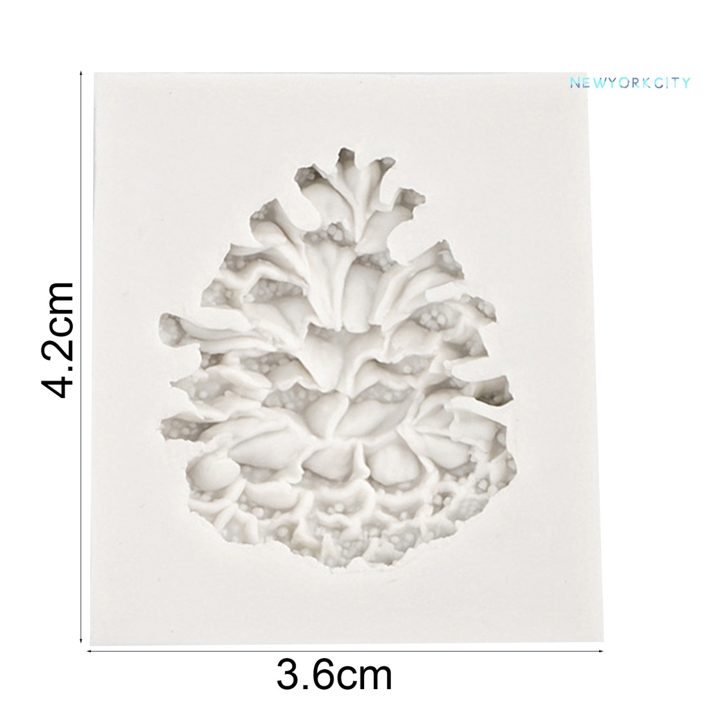 Khuôn Làm Bánh Bằng Silicon Hình Quả Thông Giáng Sinh Dễ Thương