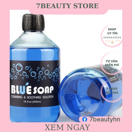 Bluesoap 500ml / dụng cụ phun xăm