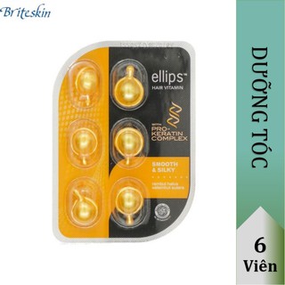 Serum Dầu Cá Ellips Dưỡng Tóc (Vỉ 6 viên)