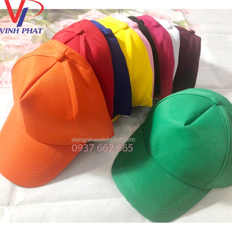 Mũ lưỡi trai, Nón kết màu đỏ trơn Nam nữ