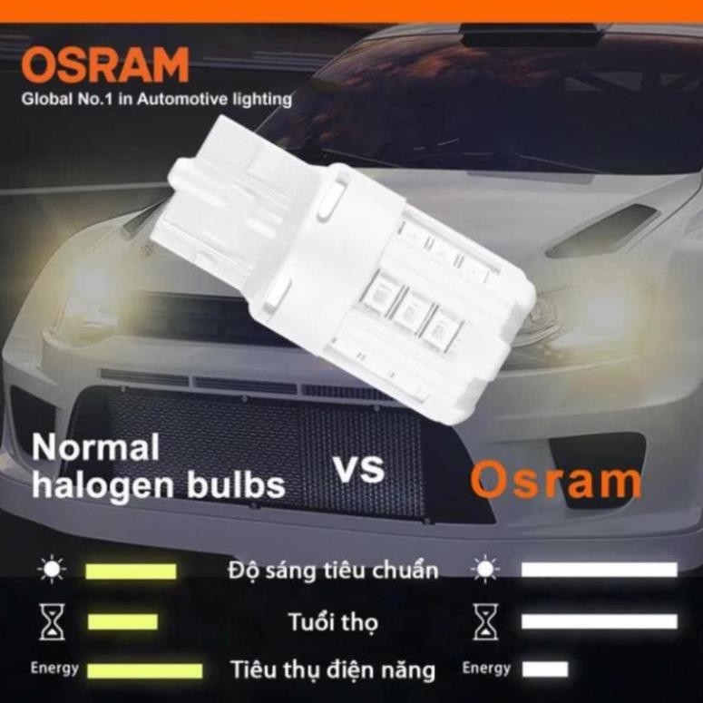 Bóng đèn led chân ghim nhỏ OSRAM STANDARD RETROFIT W21W 12v màu đỏ