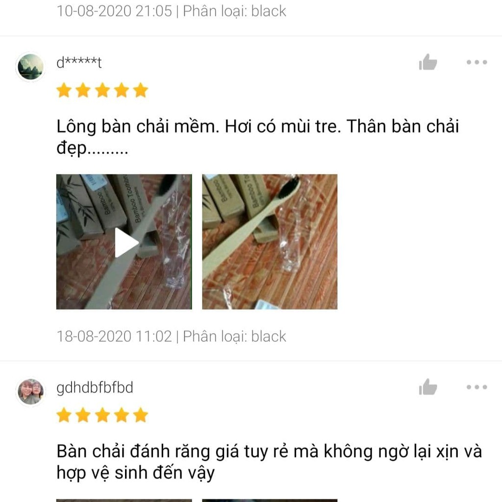 Bàn chải răng tre [RẺ SẬP SÀN], sợi tre siêu mềm, bảo vệ nướu tối đa QUÊ MỘT CỤC
