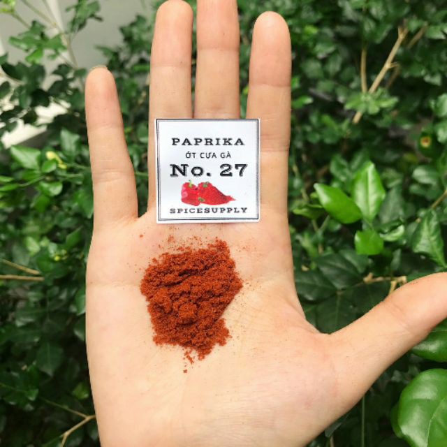 1kg Paprika - Ớt cựa gà không cay gia vị tạo màu đỏ tự nhiên Sỉ Wholesale Bulk