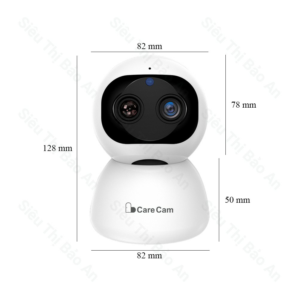 Camera Wifi Carecam HY2K Siêu Zoom 10X Hình Ảnh Sắc Nét 2K - Đàm Thoại 2 Chiều - Hồng Ngoại Xem Đêm - Bảo Hành 12 Tháng