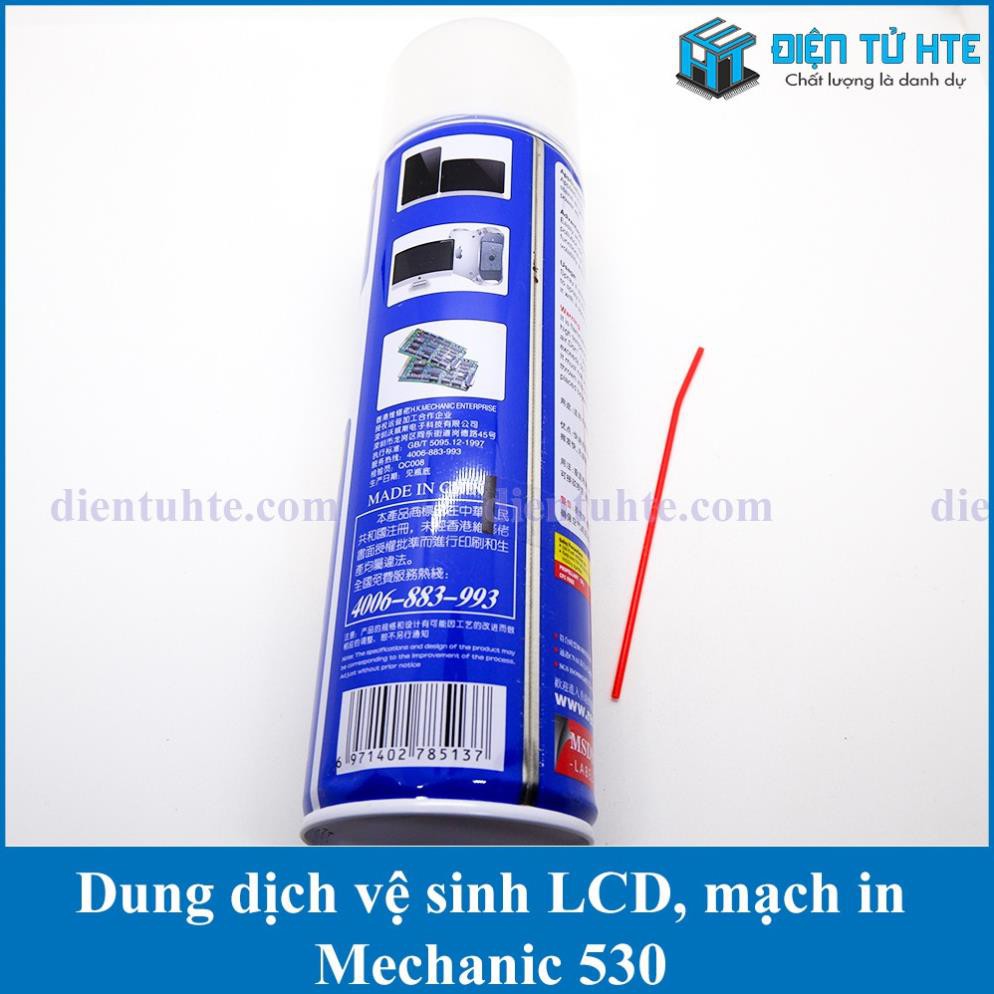 Dung dịch vệ sinh màn hình điện thoại - mạch điện tử Mechanic 530 550ml [CN1]