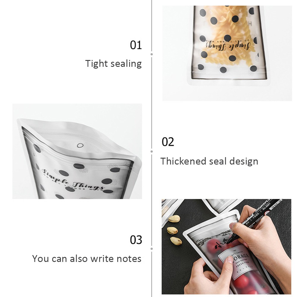 Túi Zip Hoạ Tiết Bảo Quản Thực Phẩm