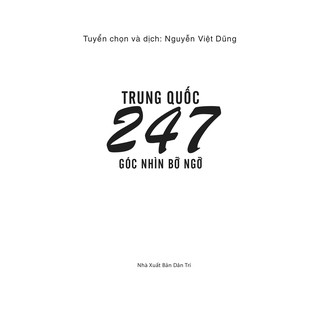 Trung Quốc 247 - Góc Nhìn Bỡ Ngỡ