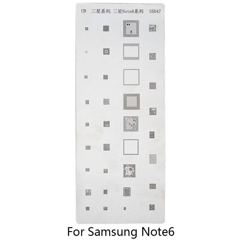 1 Khuôn Vẽ Chip Ic Bga Cho Samsung S8 Edge / S7 / S7 Edge / S6 / S6 Edge / S5 / S4 / S3 / A.J / Note6 / Note5 / Note4 / Note3