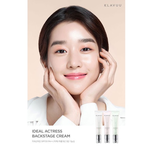 [SET MINI] KEM LÓT KLAVUU WHITE PEARLSATION IDEAL ACTRESS BACKSTAGE CREAM SPF30 PA++ | BigBuy360 - bigbuy360.vn