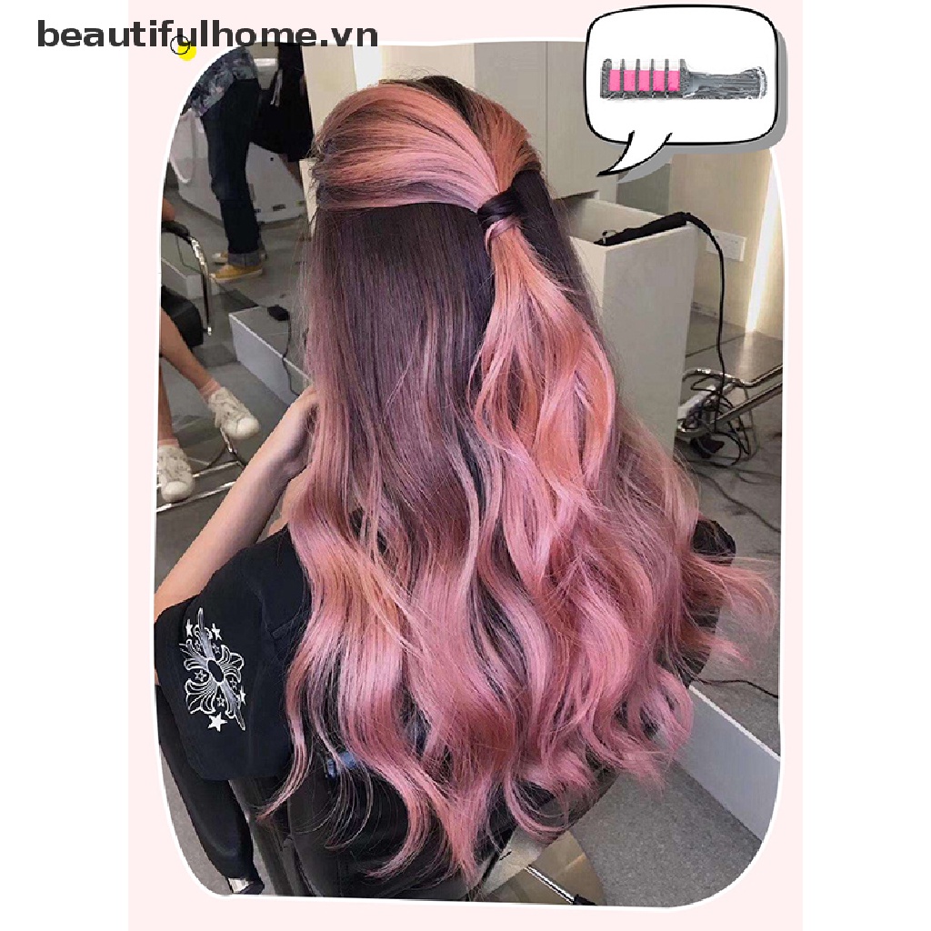 (Hàng Mới Về) Bộ 10 Lược Nhuộm Tóc Tạm Thời