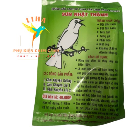 Cám Vành Khuyên Sơn Nhật Thành (Dưỡng/Số 1/Số 2) 100gr - Thức Ăn Chim Khuyên Cao Cấp