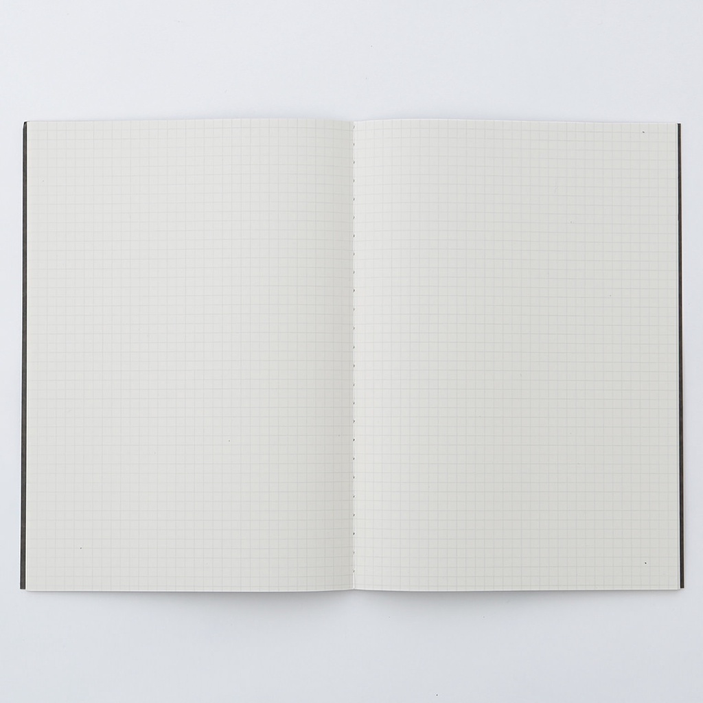 SỔ TAY KẺ Ô XÁM ĐẬM 30 TỜ MUJI CHÍNH HÃNG