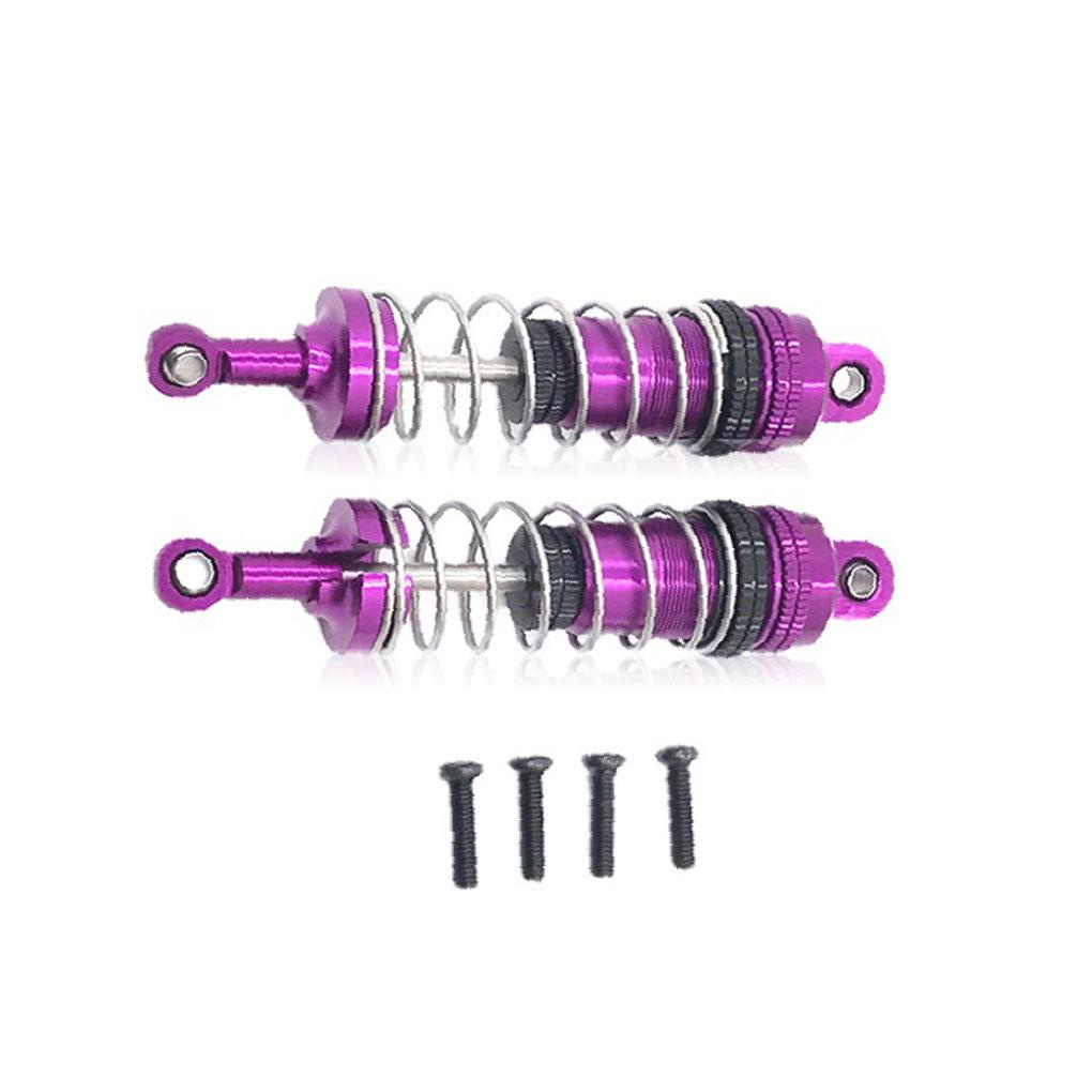 Set 2 Phụ Kiện Giảm Xóc Bằng Kim Loại Thay Thế Cho Xe WLtoys 124018 124016 124017