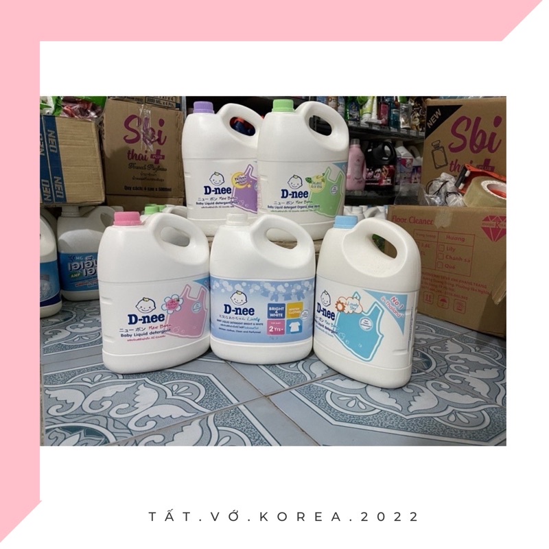 nước giặt xả, xả vải DNEE Thái Lan cho bé 3000ml