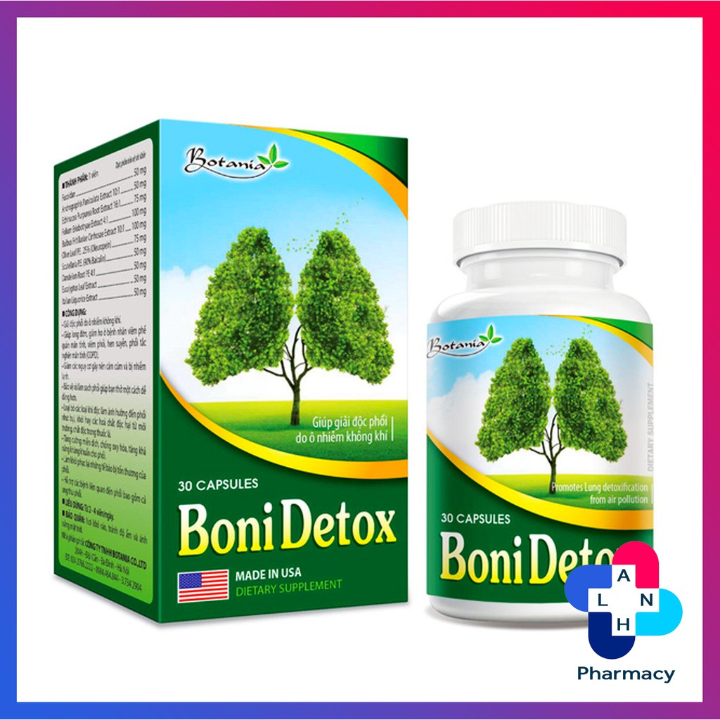 BONIDETOX - Thực phẩm bảo vệ sức khỏe.