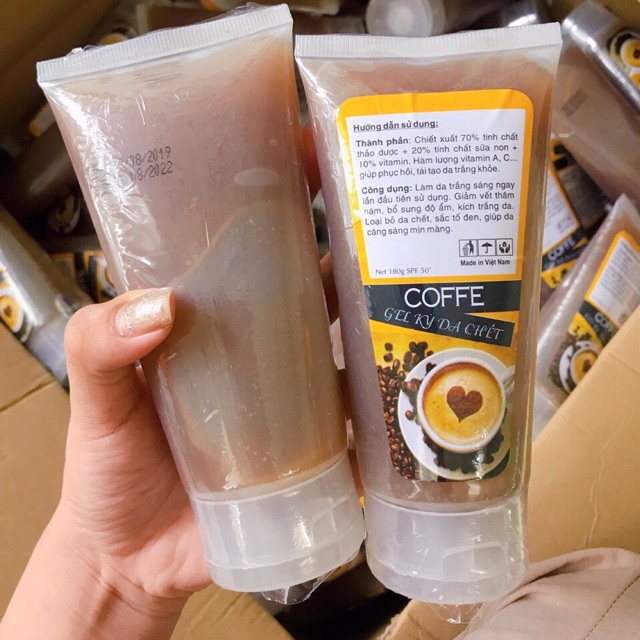 GEL TẨY TẾ BÀO CHẾT CAFE