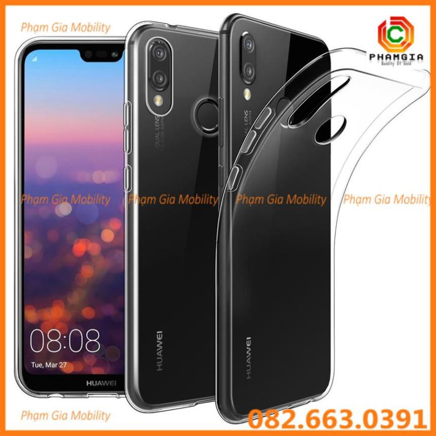 Ốp lưng dẻo silicon trong suốt Huawei nova 3i