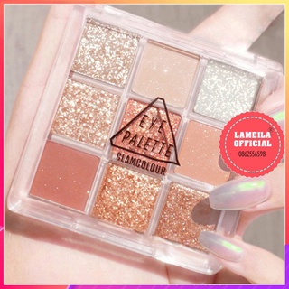 Bảng mắt nhũ 9 ô eye palette glamcolour nội địa trung p0230 sale