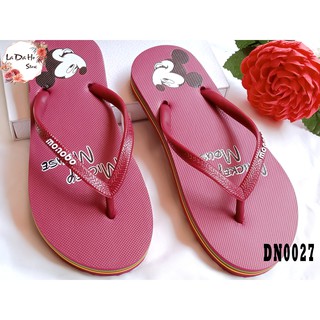 Dép Lào Họa Tiết Chuột Mickey Mouse Màu Đơn Giản [DN0027]